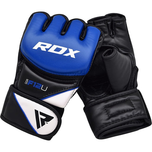 RDX F12 TRAINING MMA GRAPPLING GLOVES/Blu-4